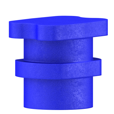 Колпачок SIC Transfer Caps with Click, blue, 5 pieces Колпачок SIC Transfer Caps with Click, blue, 5 pieces