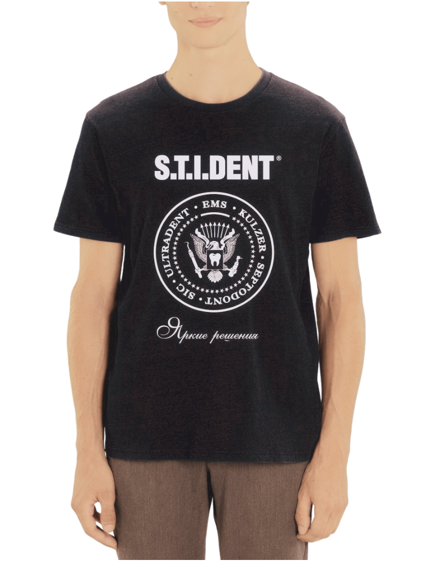 Футболка STI Яркие решения unisex, эбеновый