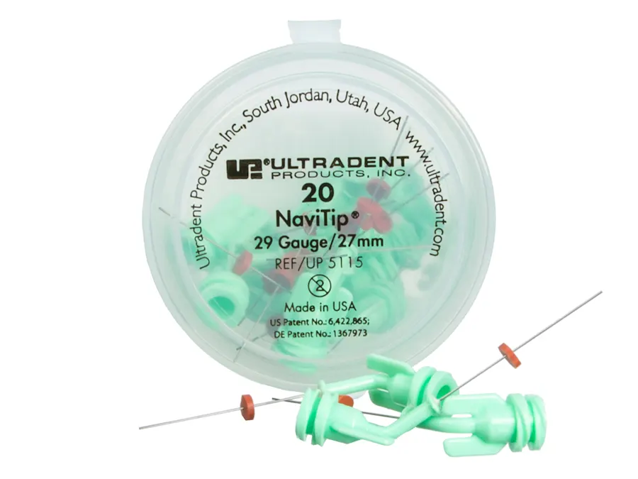 NaviTips (29g) 27мм - 20шт.-эндодонтические иглы
