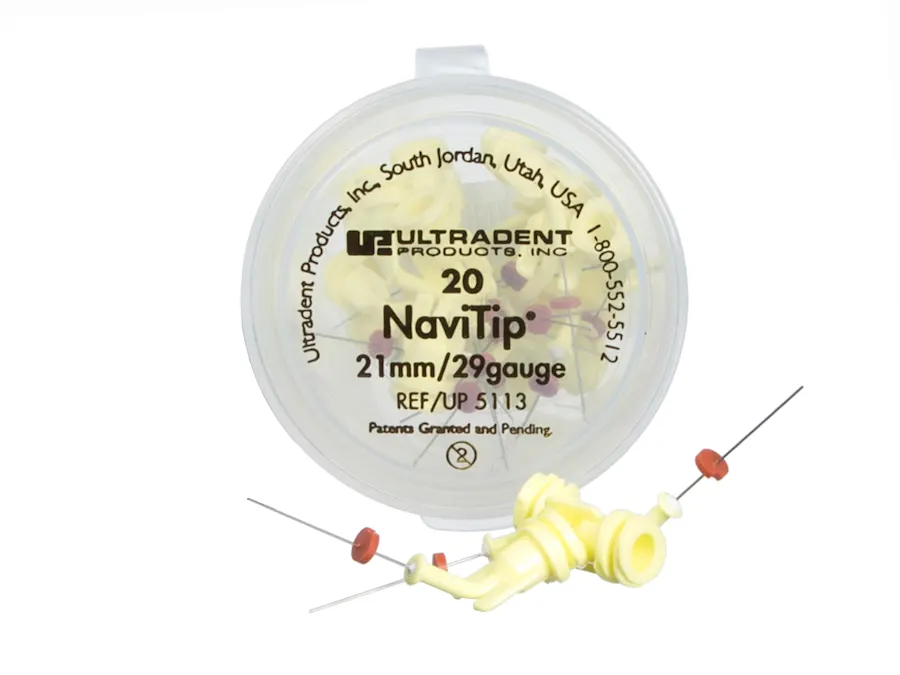 NaviTips (29g) 21мм 20шт-эндодонтические иглы