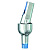 Абатмент SICvantage Standard Abutment blue,posterior,15°angle,GH 5.0 mm(incl.Screw  and Cap)