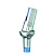 Абатмент SICvantage Standard Abutment blue,posterior,15°angle,GH 3.0 mm(incl.Screw  and Cap)