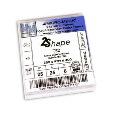 2Shape TS2 N25 6% L31-инструменты эндодонтические ротационные