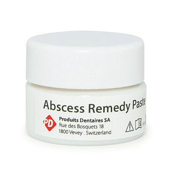 Abscess remedy paste /Абсцесс Ремеди Паста - материал для врем.пломб.инфиц.корневых каналов  (Более 14 мес)