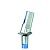 Абатмент SICvantage Standard Abutment blue,posterior,15°angle,GH 1.5 mm(incl.Screw  and Cap)